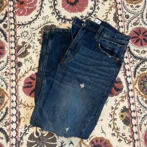Abercrombie & Fitch The Ankle Straight Ultra High Rise Jeans